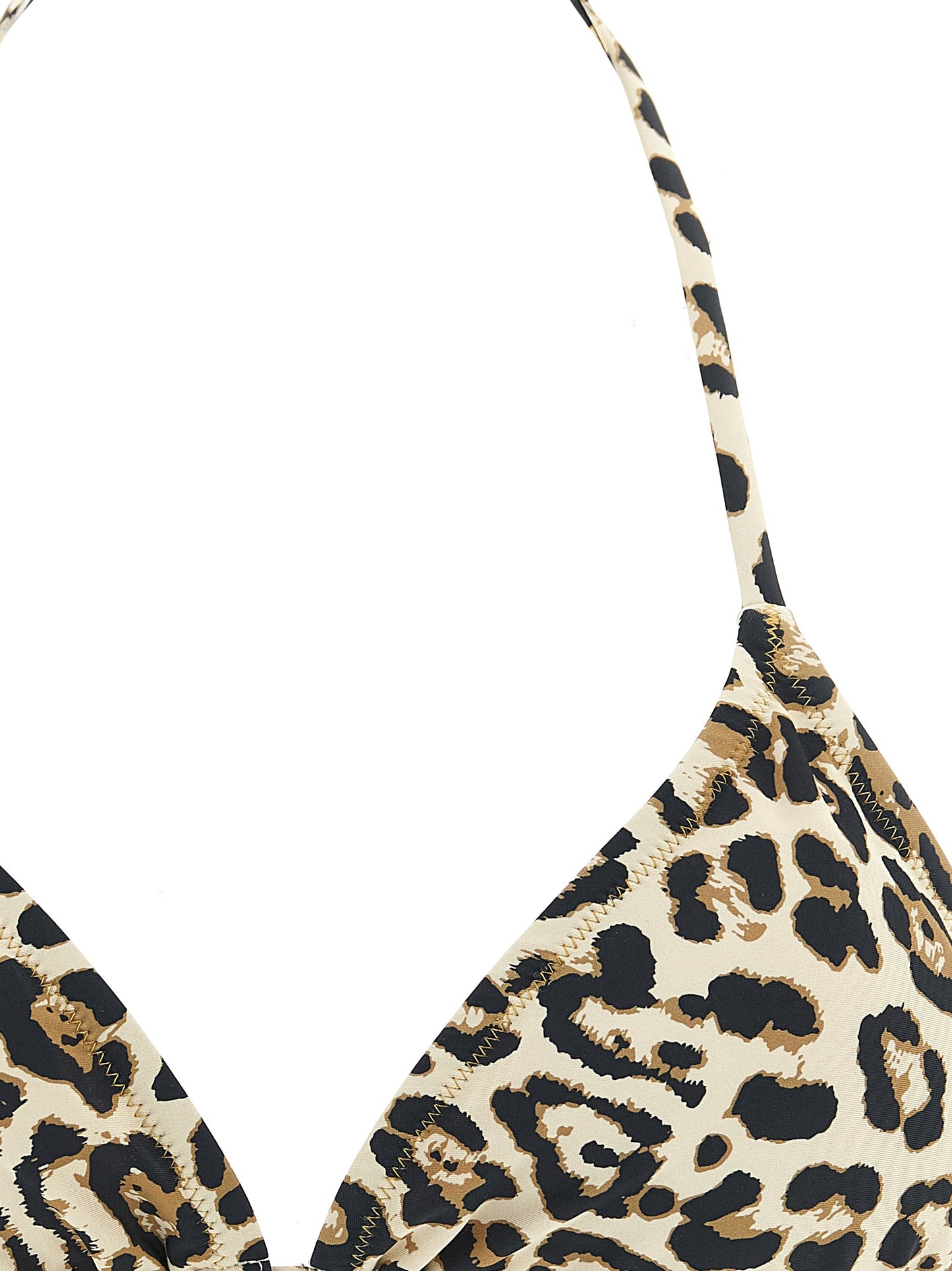 Swimwear Top by GOLDBERGH for women in stretch polyamide polyester animal, beige & print features a resort ready silhouette, elegantly capturing the resort ready essence of the Women's Stretch Polyamide Polyester Swimwear Top design.