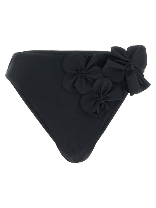 Bikini by GOLDBERGH for women in stretch polyamide black & floral presents a sun-drenched silhouette, showcasing the sun-drenched Waves Women's Stretch Polyamide Bikini design with a sun-drenched cut for a premium finish.