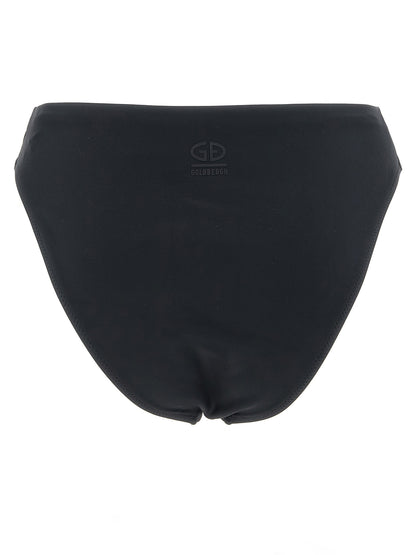 Bikini by GOLDBERGH for women in stretch polyamide black & floral features an riviera chic silhouette that beautifully encapsulates the signature aesthetic of the Waves Women's Stretch Polyamide Bikini.