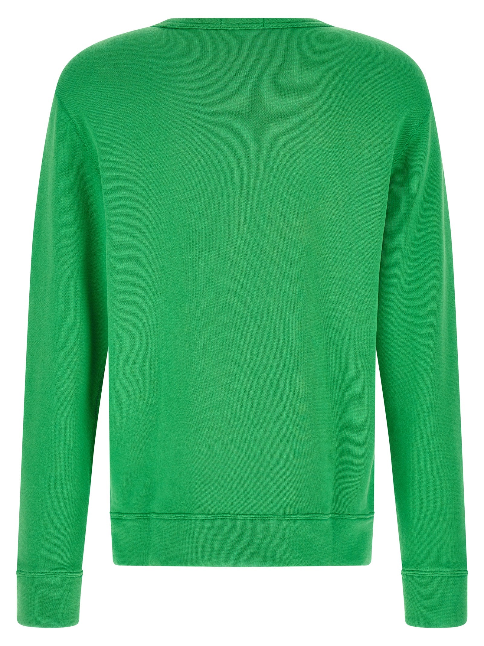 Sweatshirt by Polo Ralph Lauren for men in cotton polyester bicolour & green features an enviable silhouette, showcasing a premium and refined crew neckline for a truly enviable finish.