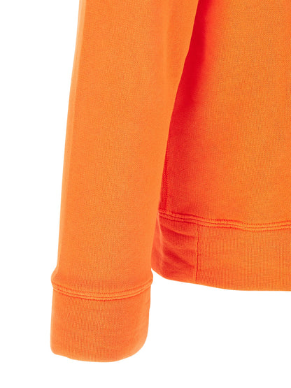 Polo Ralph Lauren Pony Men's Crew Neck Cotton Polyester Sweatshirt - Orange Signature