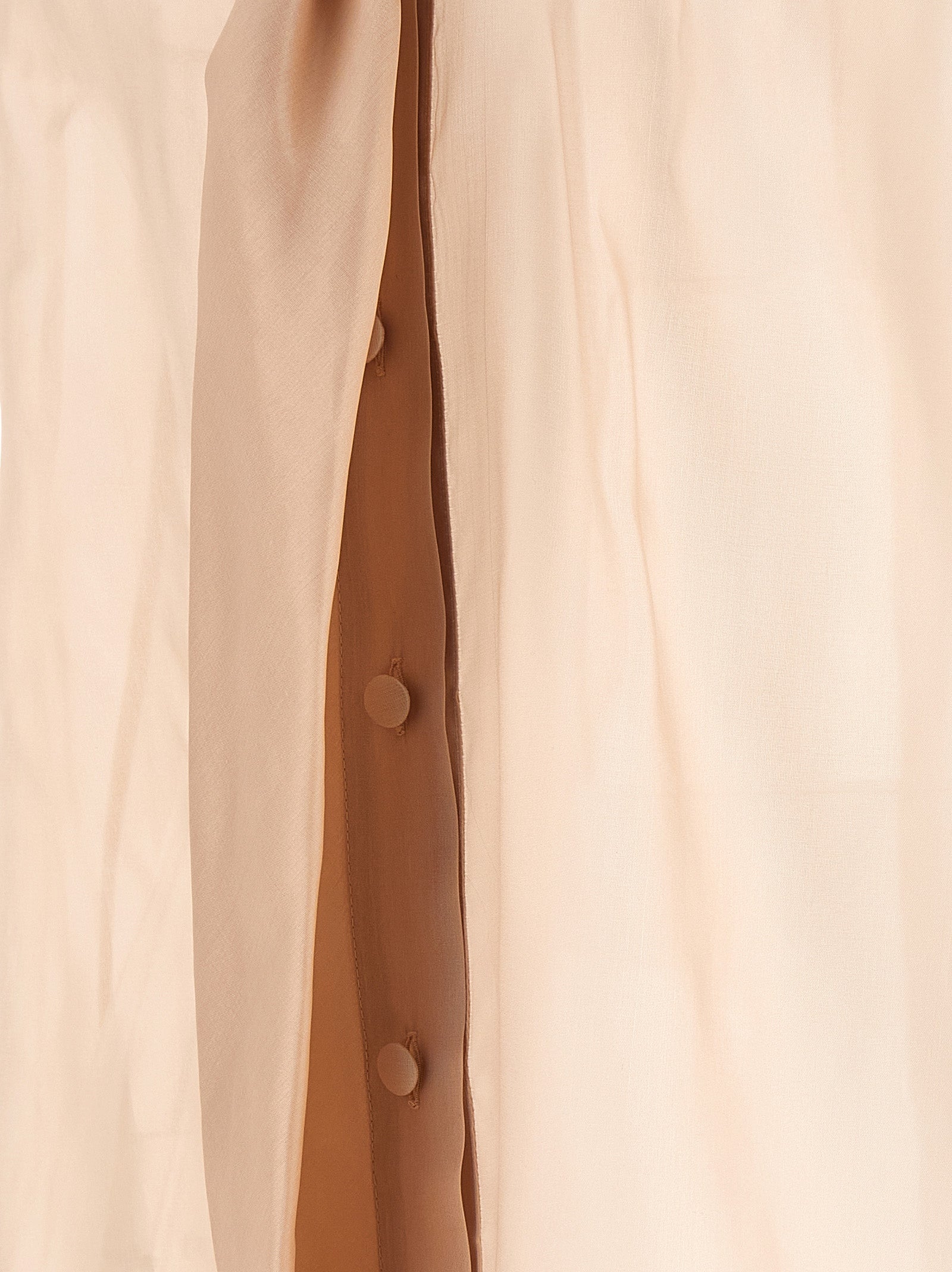 Blouse by MAISON JEJIA for women in silk multicolor, pink & transparent features an polished silhouette, showcasing a sophisticated and detail for a truly polished finish.