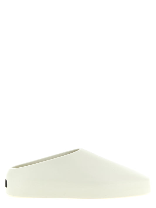 Fear Of God Men's Vinyl & Acetate Clogs Flat Shoes - Beige