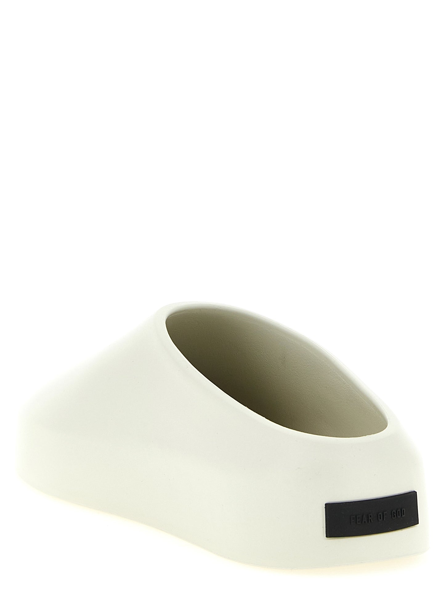 Fear Of God Men's Vinyl & Acetate Clogs Flat Shoes - Beige
