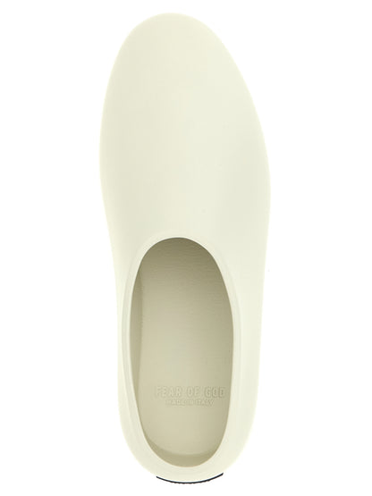 Fear Of God Men's Vinyl & Acetate Clogs Flat Shoes - Beige