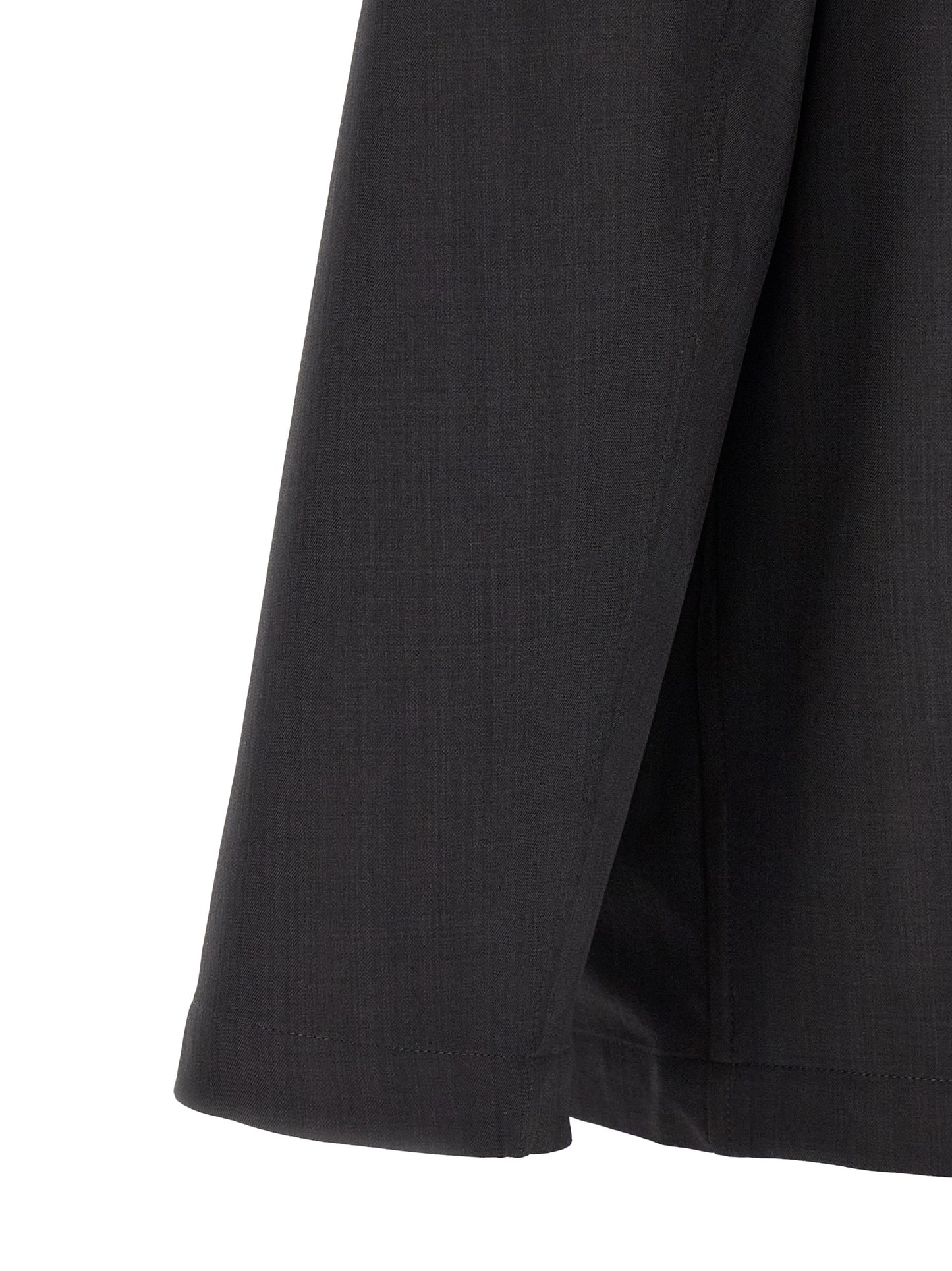 Shirt by SECOND/LAYER for men in polyester wool gray showcases a sharp silhouette, elegantly detailed with a sharp and sharp .