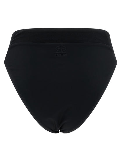Bikini by GOLDBERGH for women in stretch polyamide black features an riviera chic silhouette that beautifully encapsulates the signature aesthetic of the Women's Stretch Polyamide Bikini.