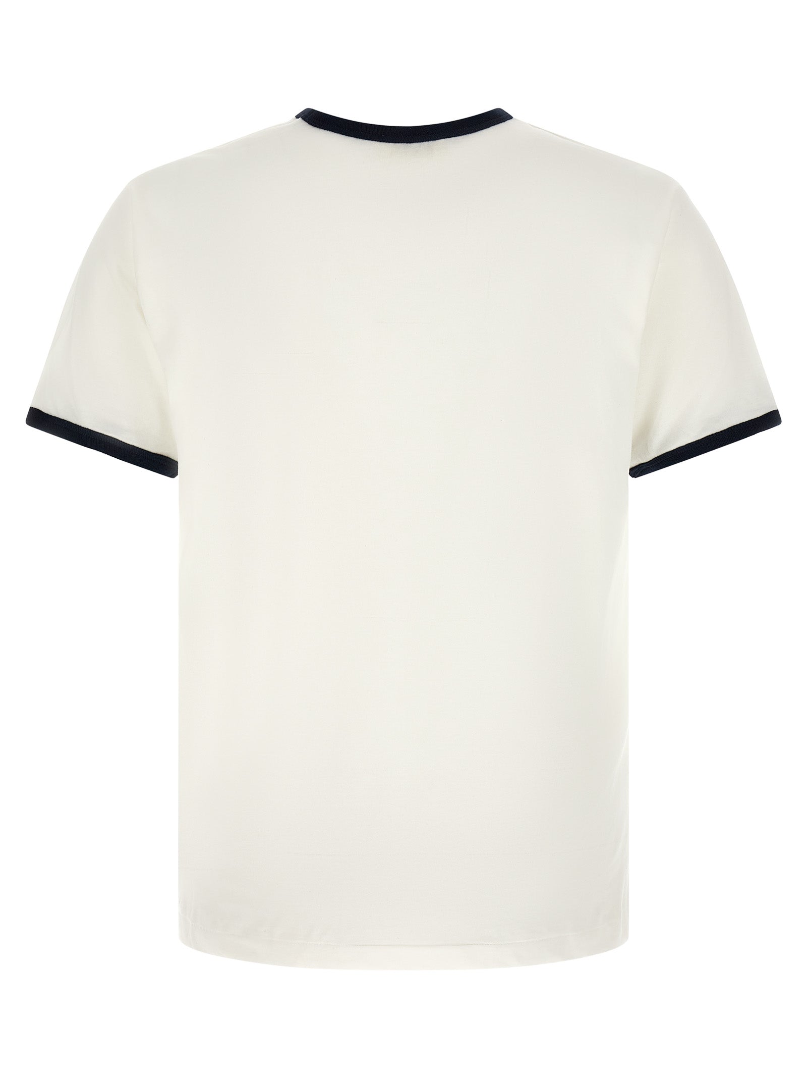 T-Shirt by SECOND/LAYER for men in cotton bicolour, black, white & print showcases a unassuming silhouette, artfully detailed with a refined and unassuming for a sophisticated, contemporary look.
