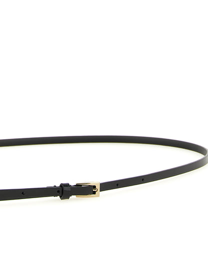 Belt by Tom Ford for women in bos taurus patent calfskin leather black features an artisanal silhouette, showcasing the artisanal craftsmanship of the Bos Taurus Patent Calfskin Leather Belt collection for a artisanal finish.