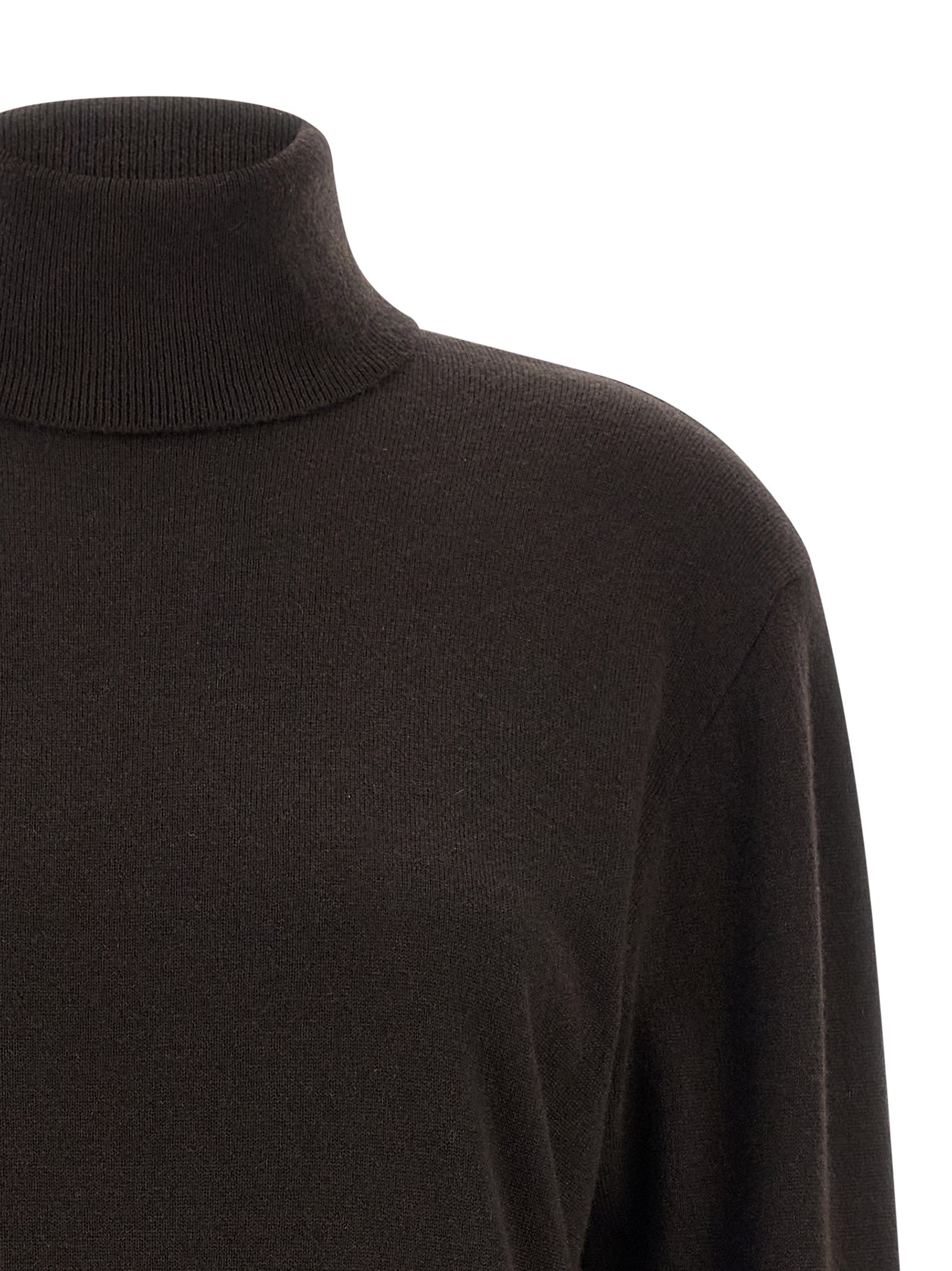 Cardigan by Brunello Cucinelli for women in cashmere brown presents a textural silhouette, artfully finished with a textural high-collar neckline and for a sophisticated, textural look.