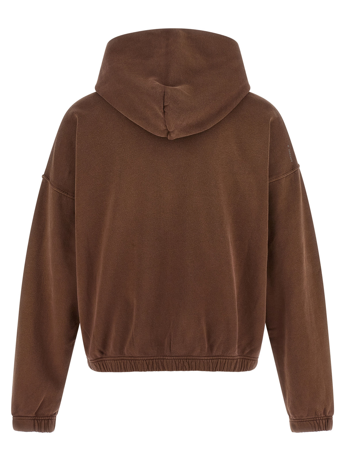 SATISFY Men's Organic Cotton Terrycloth Sweatshirt Hoodie - Brown Print