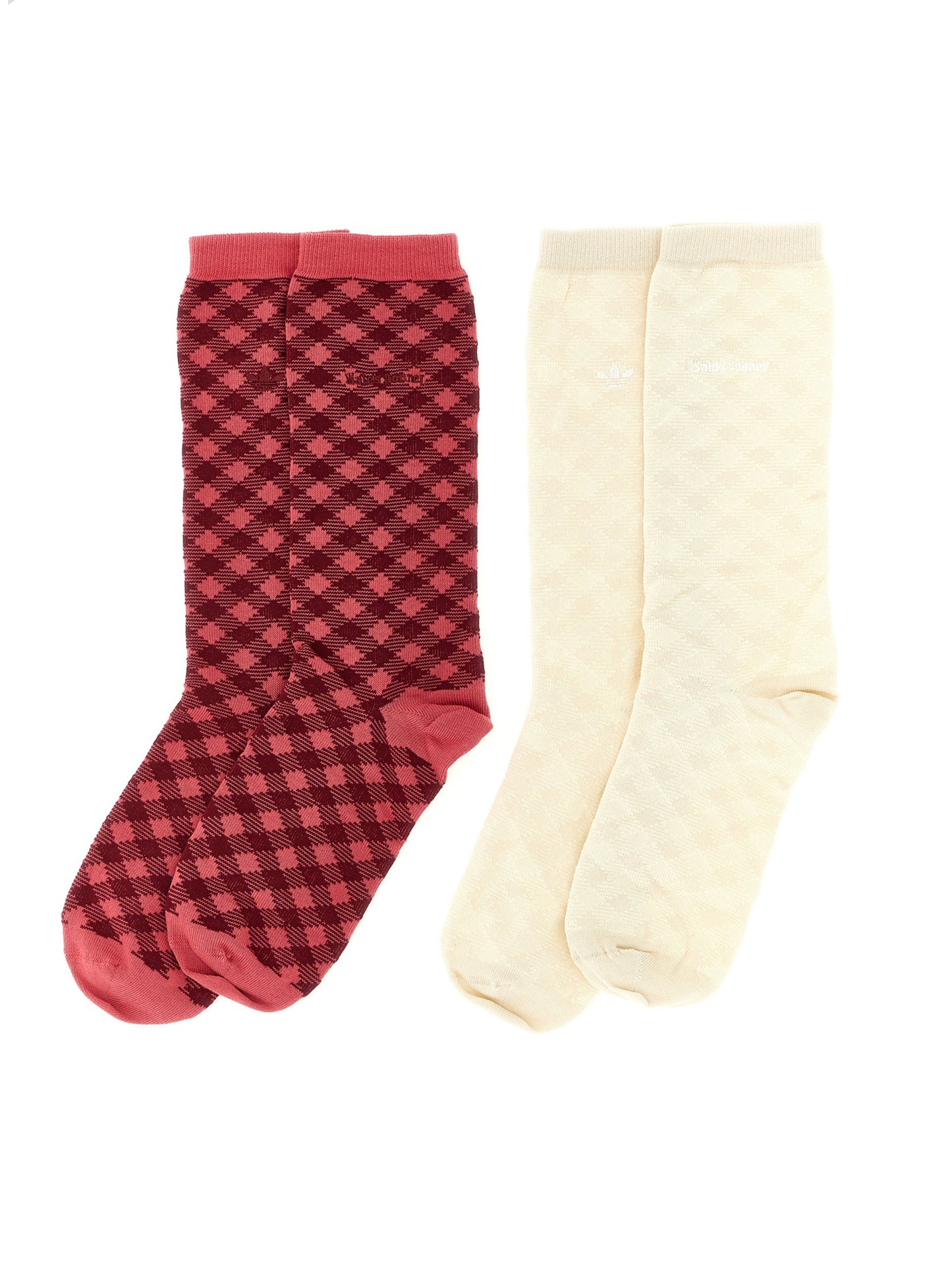 Adidas Originals Unisex Stretch Poly Cotton Socks - Multicolor Patterned Jacquard