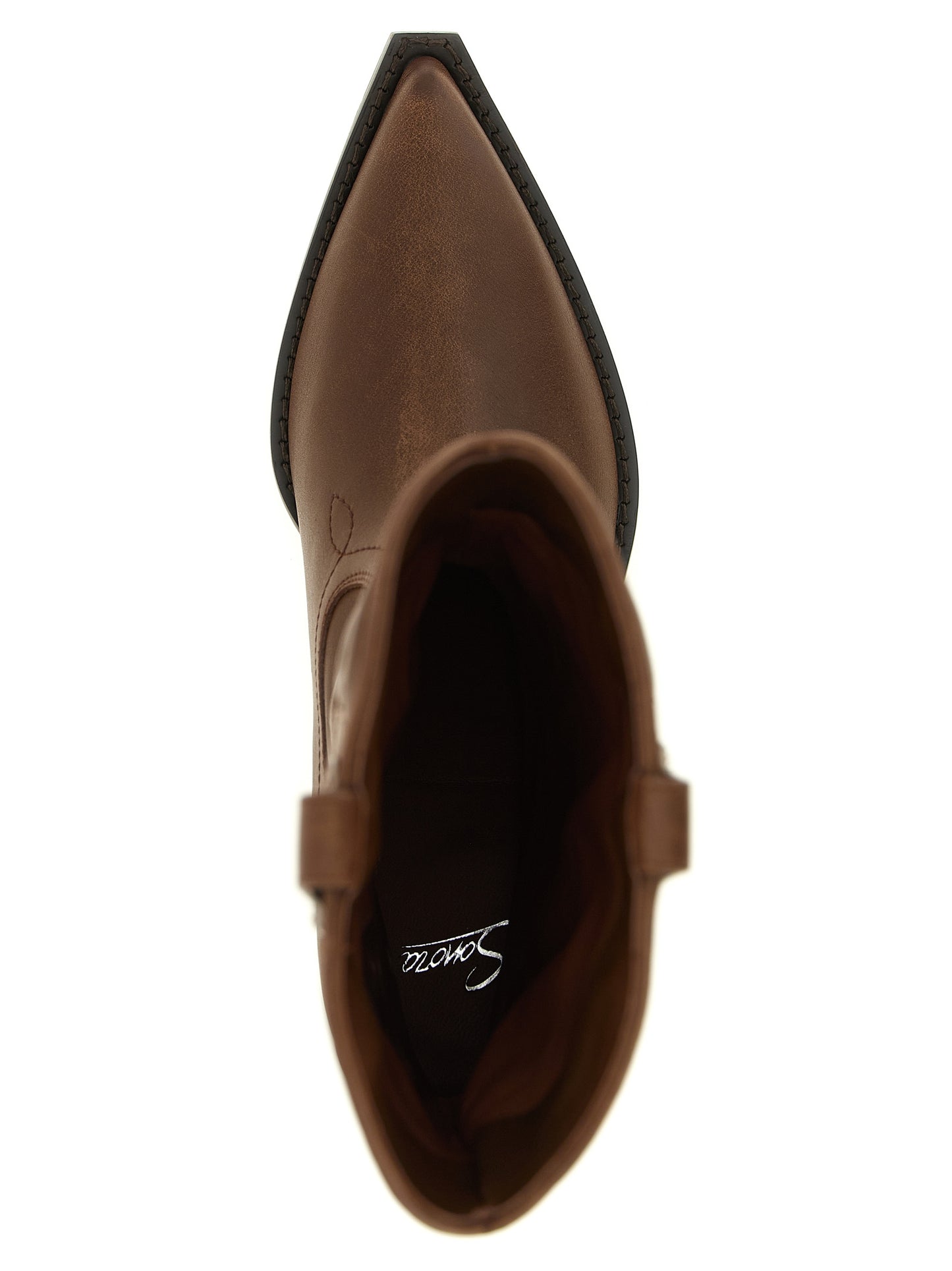 Chelsea Boots by Sonora for women in bos taurus calfskin leather brown showcases a impeccable silhouette as Women's Bos Taurus Calfskin Leather Chelsea Boots, artfully defined by a impeccable and a impeccable pointed toe style.