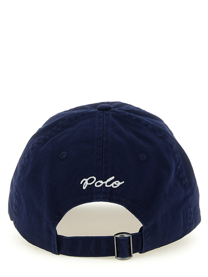 Polo Ralph Lauren Blue Cotton Cap (Baseball Hat)