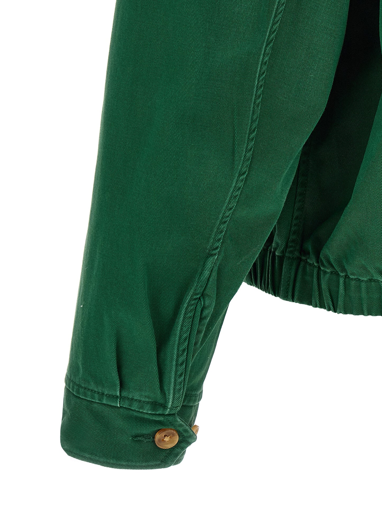 Jacket by Polo Ralph Lauren for men in cotton twill bicolour & green showcases a contemporary silhouette, detailed with a contemporary and premium for a sophisticated finish.
