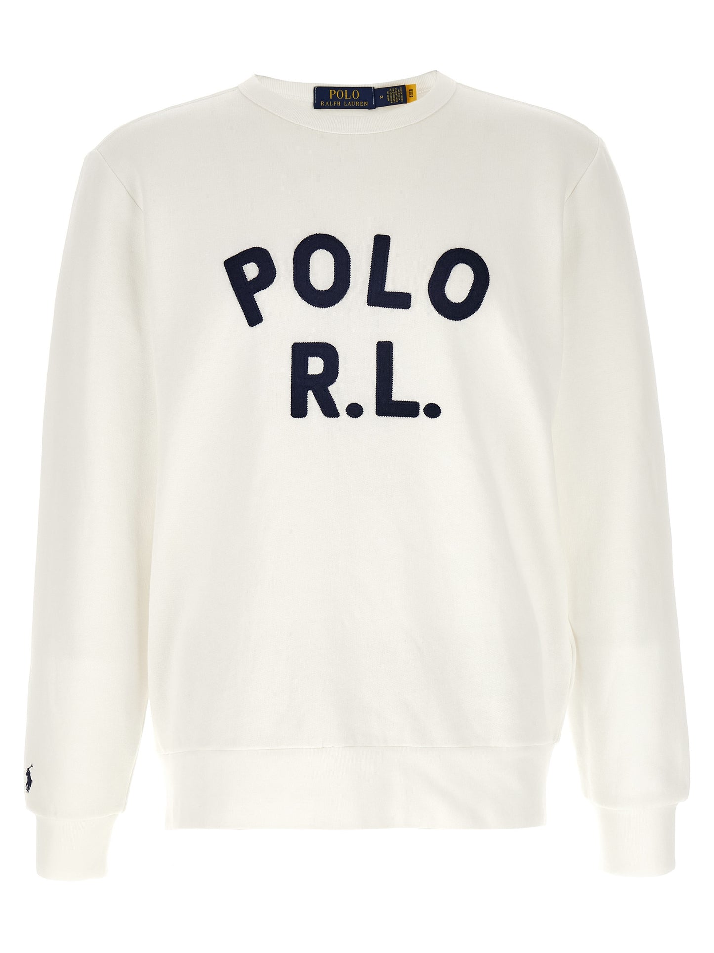 Sweatshirt by Polo Ralph Lauren for men in cotton polyester blue features an exquisite silhouette, showcasing long-sleeve and crew neckline details for a exquisite look.