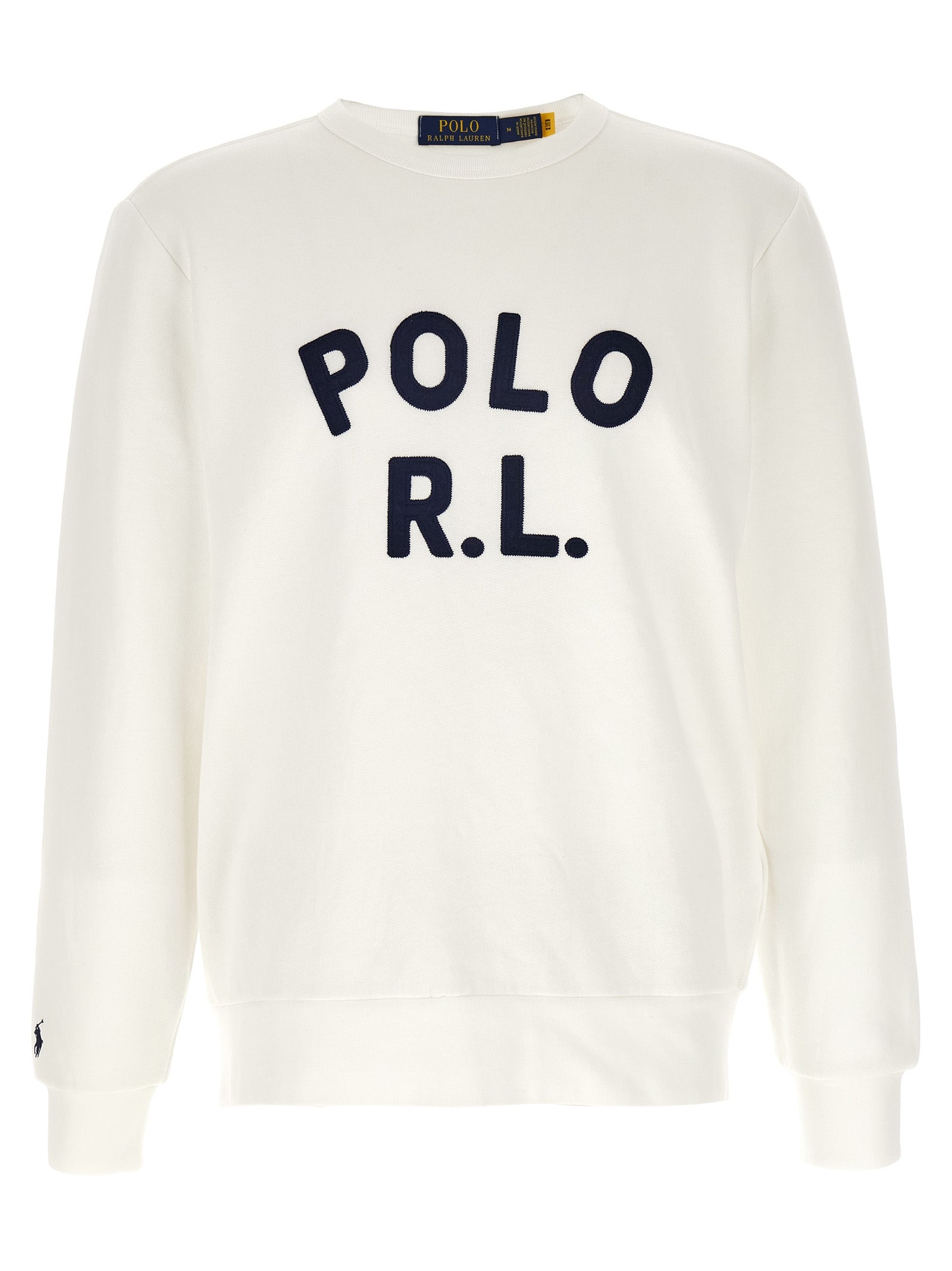 Sweatshirt by Polo Ralph Lauren for men in cotton polyester blue features an exquisite silhouette, showcasing long-sleeve and crew neckline details for a exquisite look.