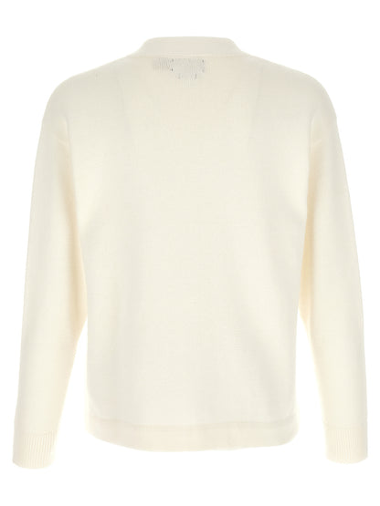 Cardigan by Polo Ralph Lauren for men in cotton bicolour & green features a nuanced silhouette with a refined v-neck neckline and nuanced detailing for a sophisticated look.