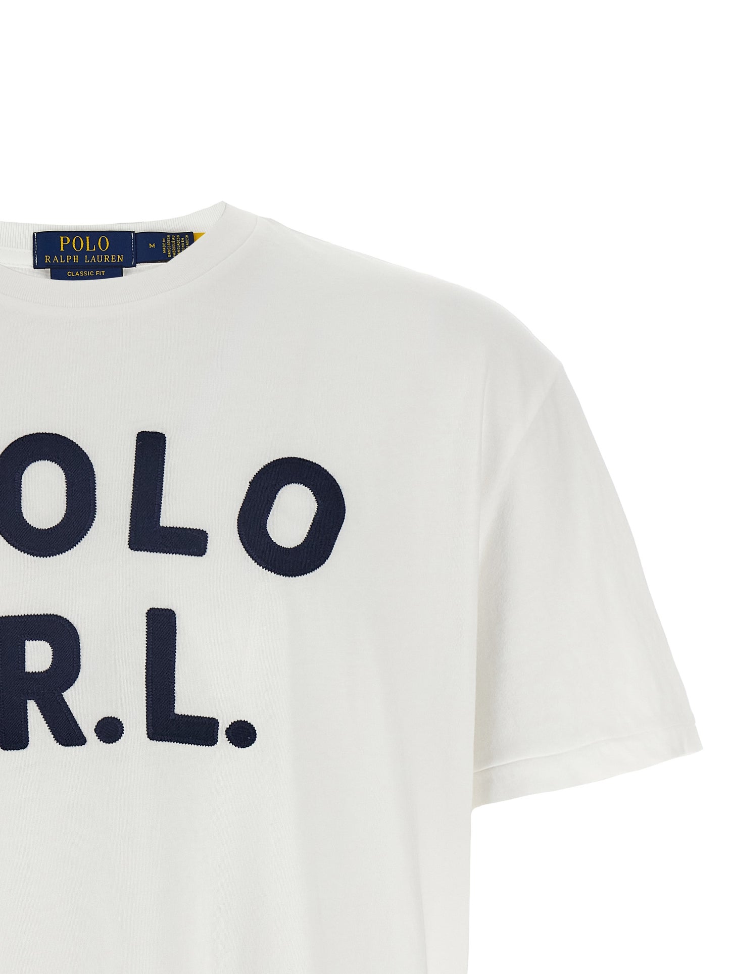 Polo Shirt by Polo Ralph Lauren for men in cotton blue showcases a enviable silhouette, featuring a refined crew neckline and for a enviable finish.