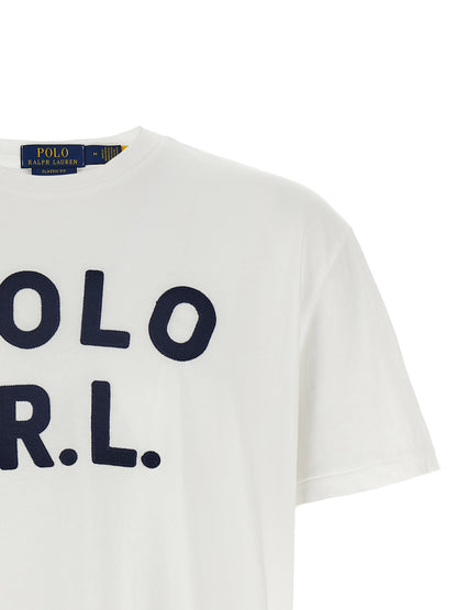 Polo Shirt by Polo Ralph Lauren for men in cotton blue showcases a enviable silhouette, featuring a refined crew neckline and for a enviable finish.