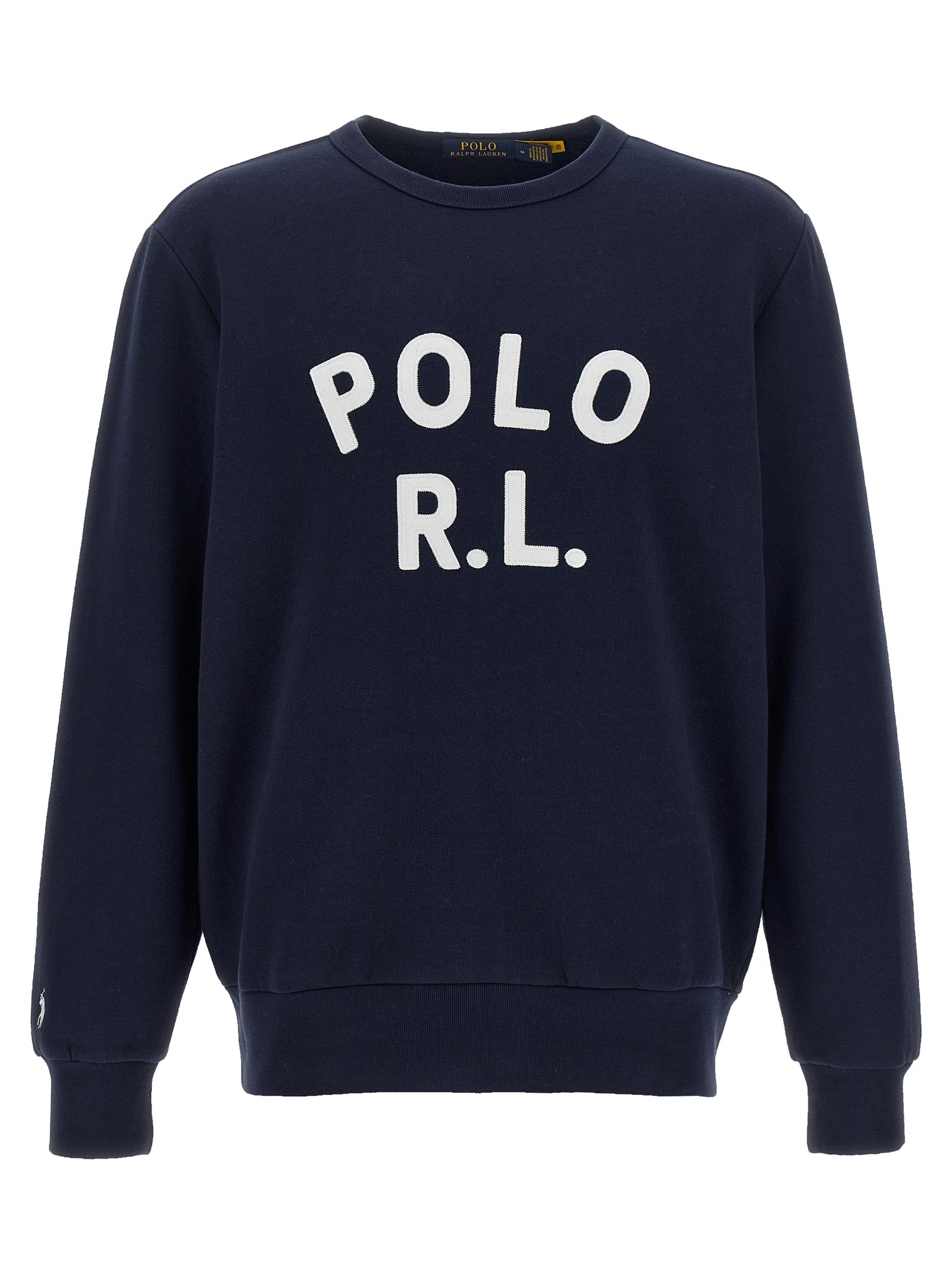 Sweatshirt by Polo Ralph Lauren for men in cotton polyester blue features an magnificent silhouette, showcasing a sophisticated crew neckline and long-sleeve detail for a truly magnificent finish.