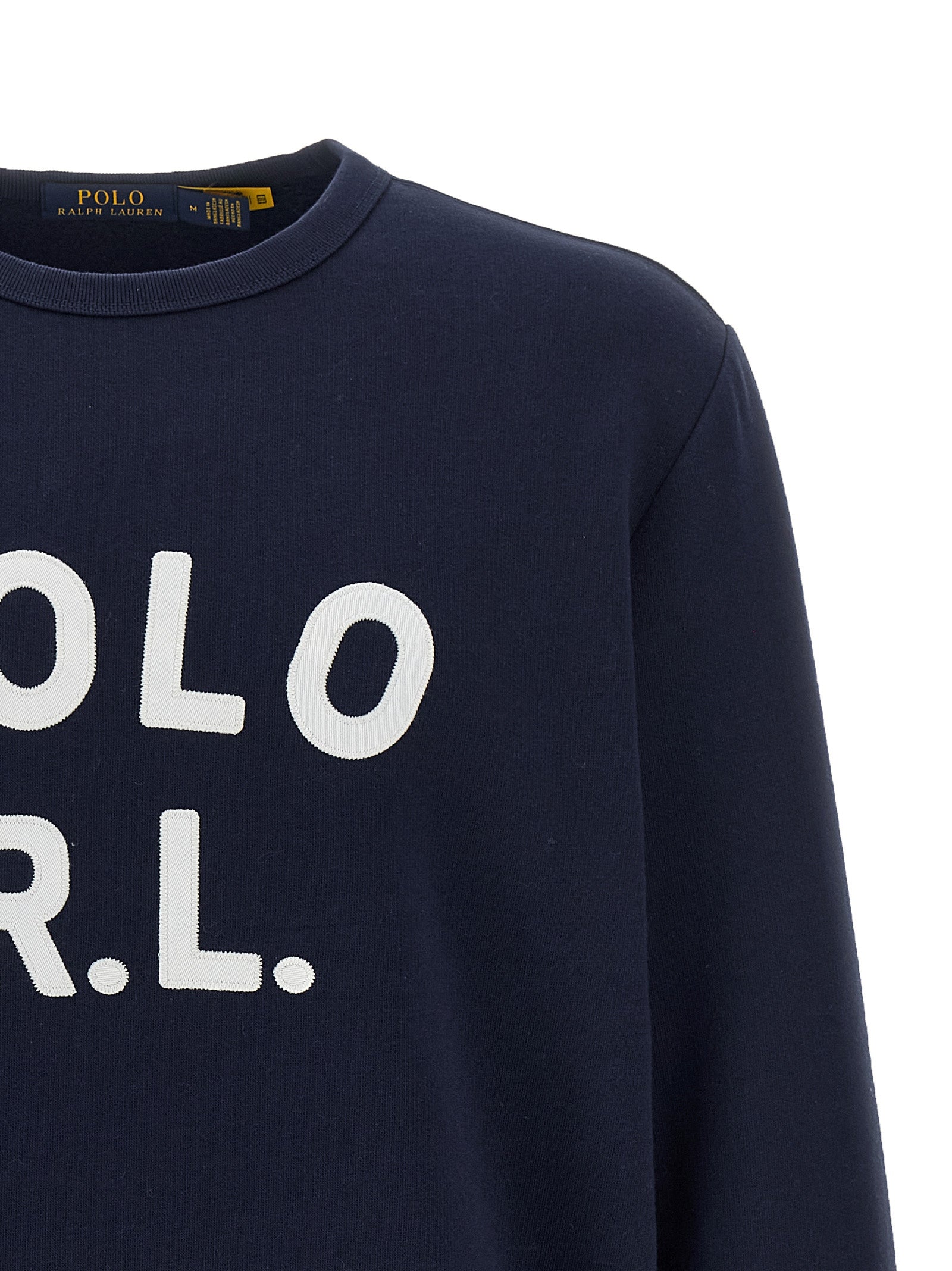 Sweatshirt by Polo Ralph Lauren for men in cotton polyester blue features an exquisite silhouette, showcasing and crew neckline details for a exquisite look.