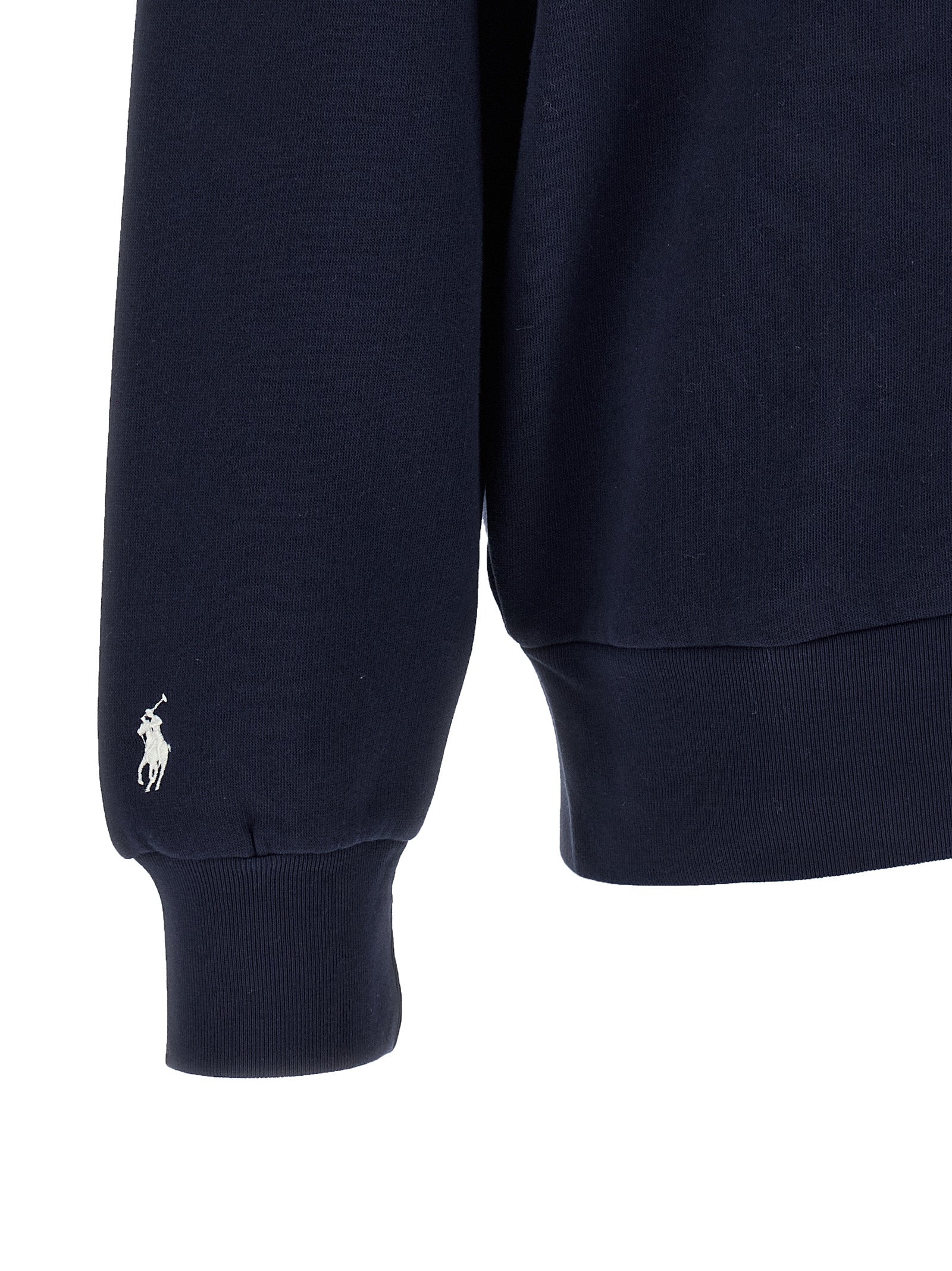 Sweatshirt by Polo Ralph Lauren for men in cotton polyester blue presents a smart casual silhouette, featuring a smart casual and for a sophisticated look.