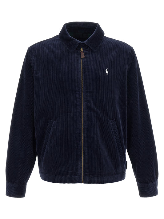 Polo Ralph Lauren Pony Men's Cotton Corduroy Twill Overcoat - Blue