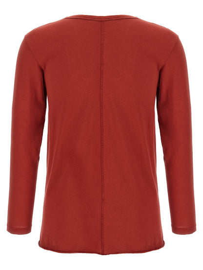 T-Shirt by SECOND/LAYER for men in cotton multicolor, red & print showcases a fashionable silhouette, elegantly detailed with a fashionable and round neckline for a sophisticated, high-fashion look.
