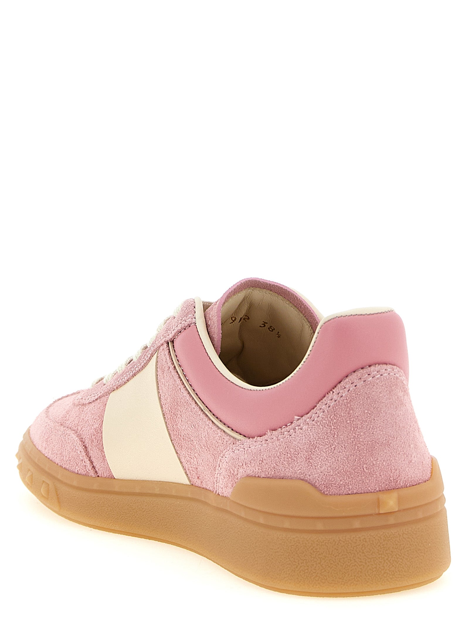 Sneakers by Valentino Garavani for women in calfskin leather multicolor, pink & signature features an timeless silhouette from the V Logo Women's Low Top Calfskin Leather Sneakers collection, showcasing a signature low-top style with an timeless finish.