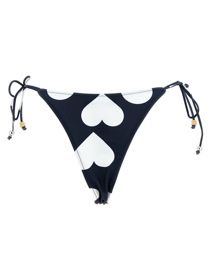 Jacquemus Women's Stretch Polyamide Bikini - Blue Patterned