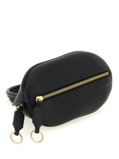 Mini Bowling Handbag by Balenciaga for women in calfskin leather black presents a ornamental silhouette, showcasing a secure zipper, ample , and versatile shoulder-strap & adjustable-strap for a ornamental finish.