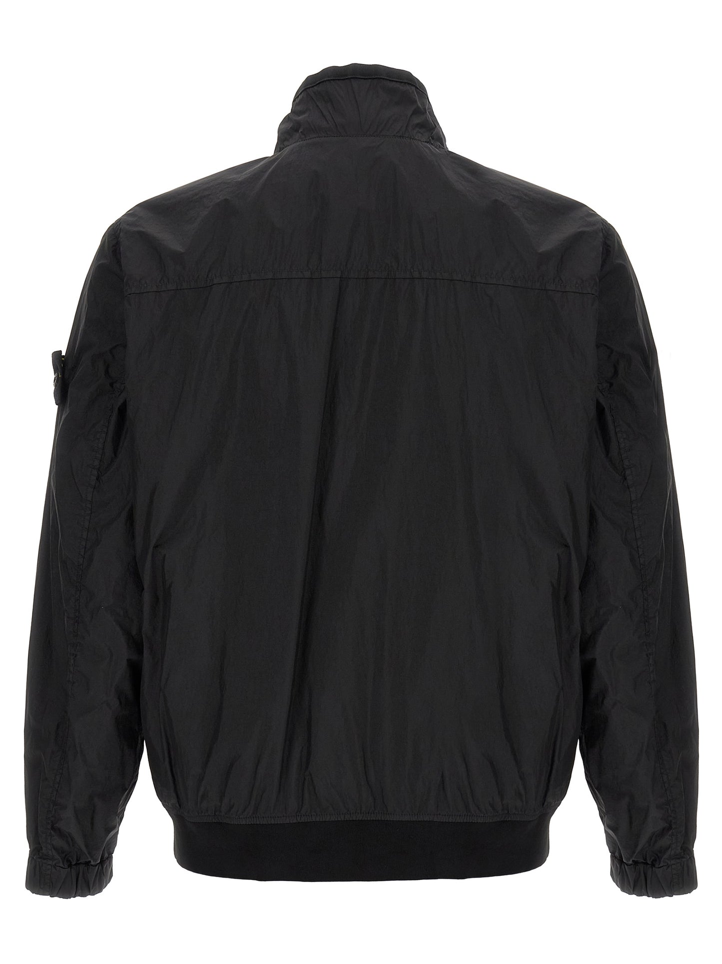 Stone Island Men's Lightweight Nylon & Resin Overcoat - Black Signature
