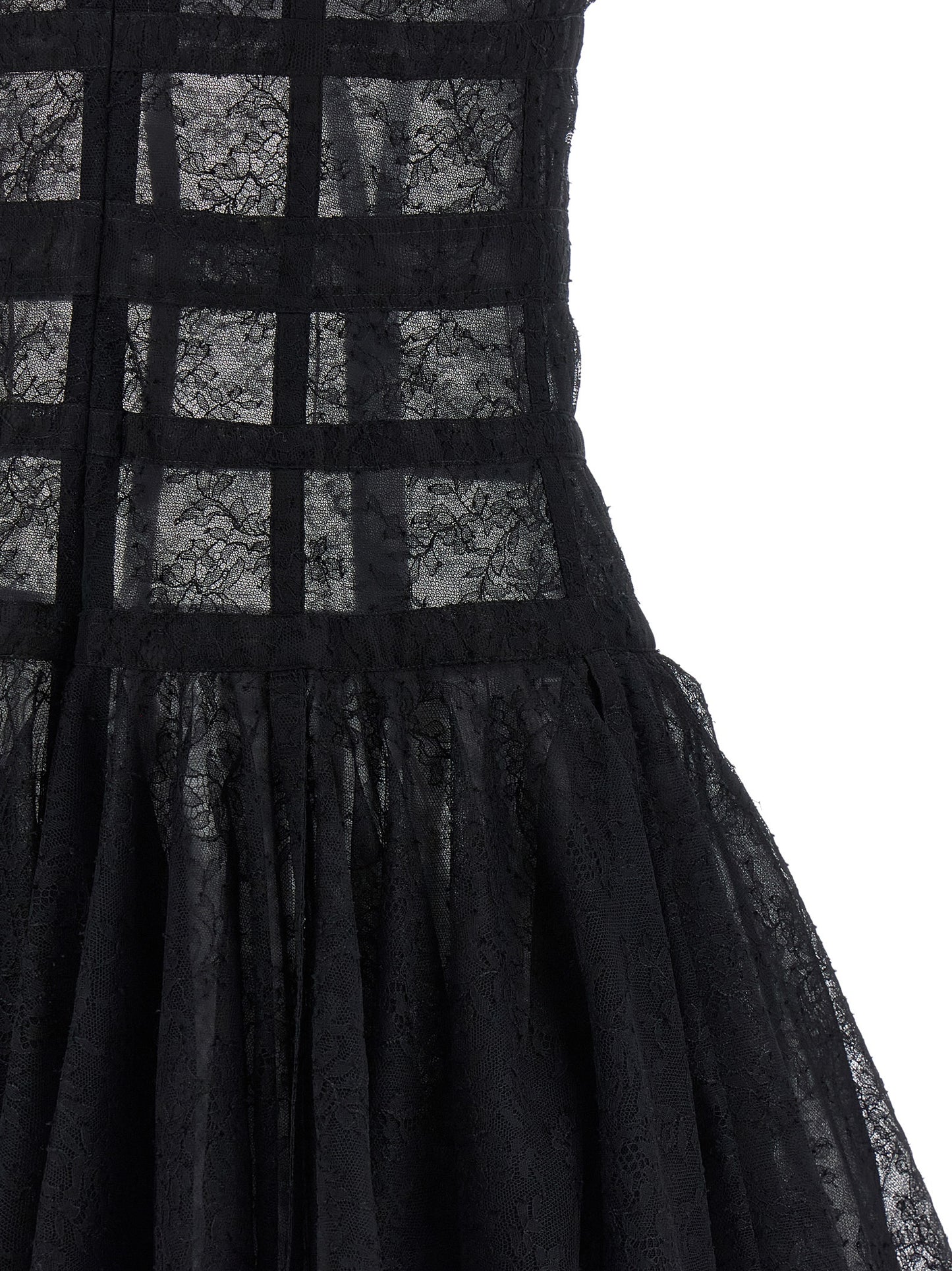 Dress by Giovanni Bedin for women in polyamide viscose black & transparent features an magnificent silhouette, artfully detailed with a magnificent and that flows into an magnificent short mini.