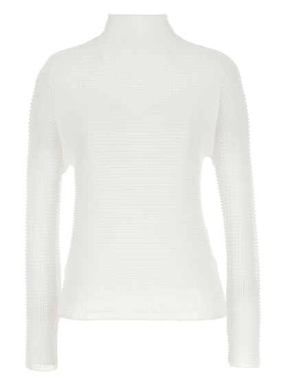 Issey Miyake Icon Women's Polyester Cardigan - White