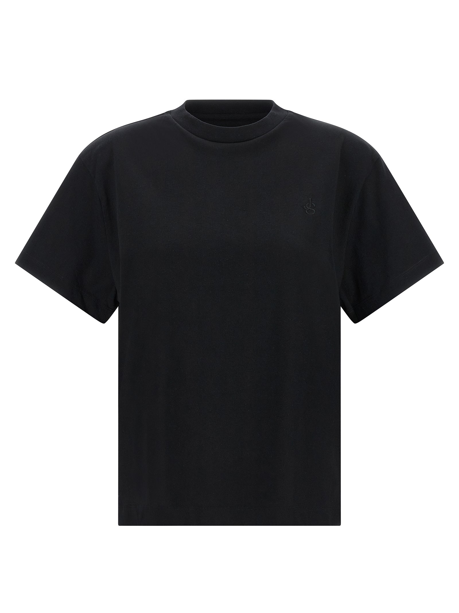 T-Shirt by Jil Sander for women in cotton multicolor showcases a dramatic silhouette, elegantly detailed with a dramatic and for a truly dramatic finish.