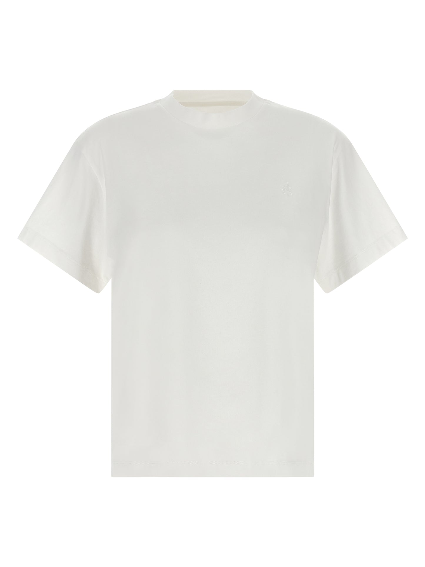 T-Shirt by Jil Sander for women in cotton multicolor showcases a fashionable silhouette, elegantly detailed with a fashionable and for a sophisticated, high-fashion look.