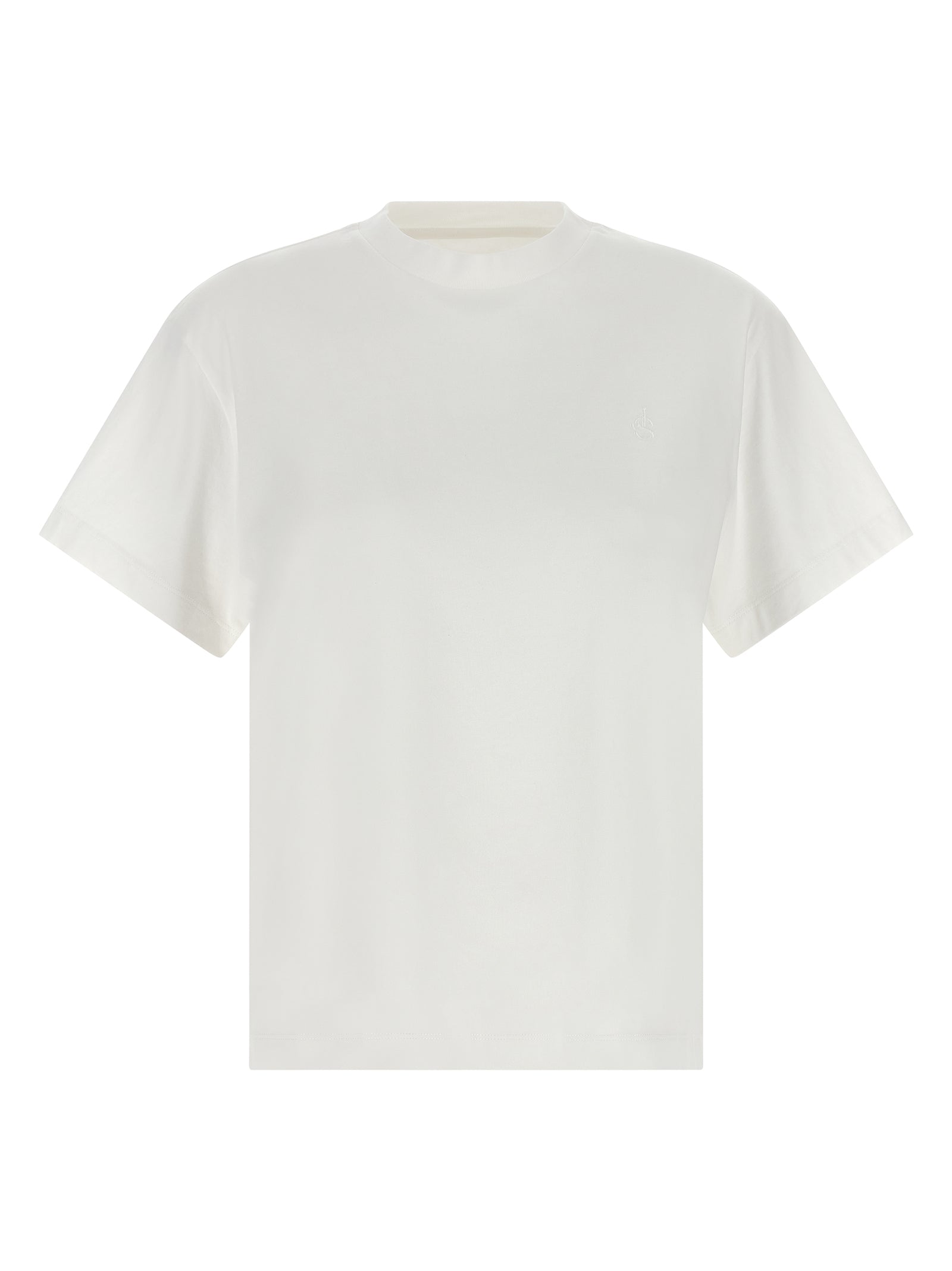 T-Shirt by Jil Sander for women in cotton multicolor showcases a fashionable silhouette, elegantly detailed with a fashionable and for a sophisticated, high-fashion look.