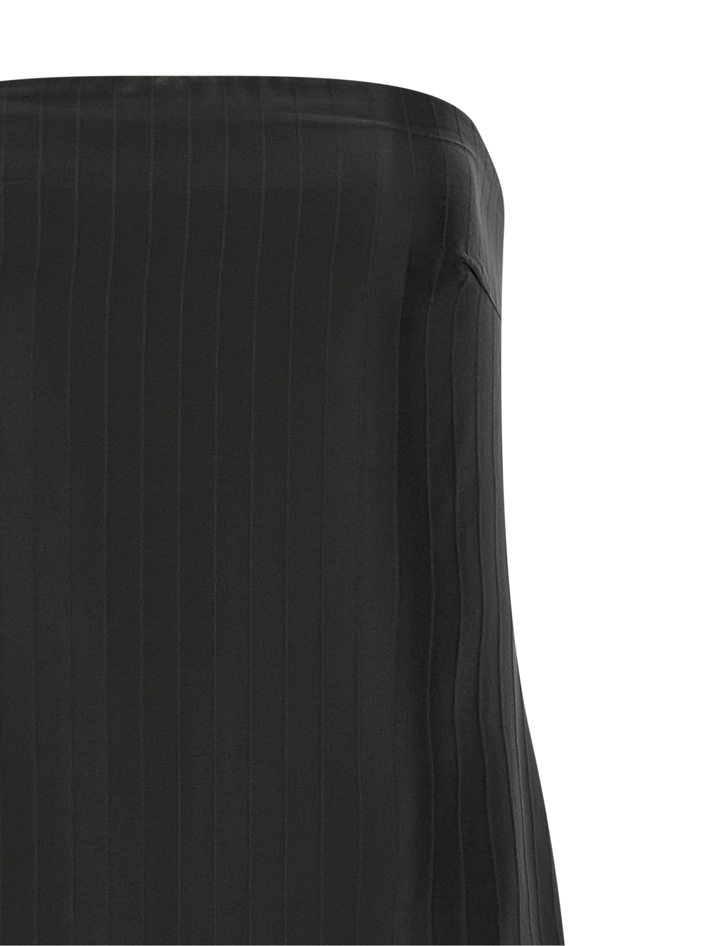Dress by Loulou De Saison for women in viscose silk black & striped features an magnificent silhouette, artfully detailed with a magnificent and that flows into an magnificent midi.