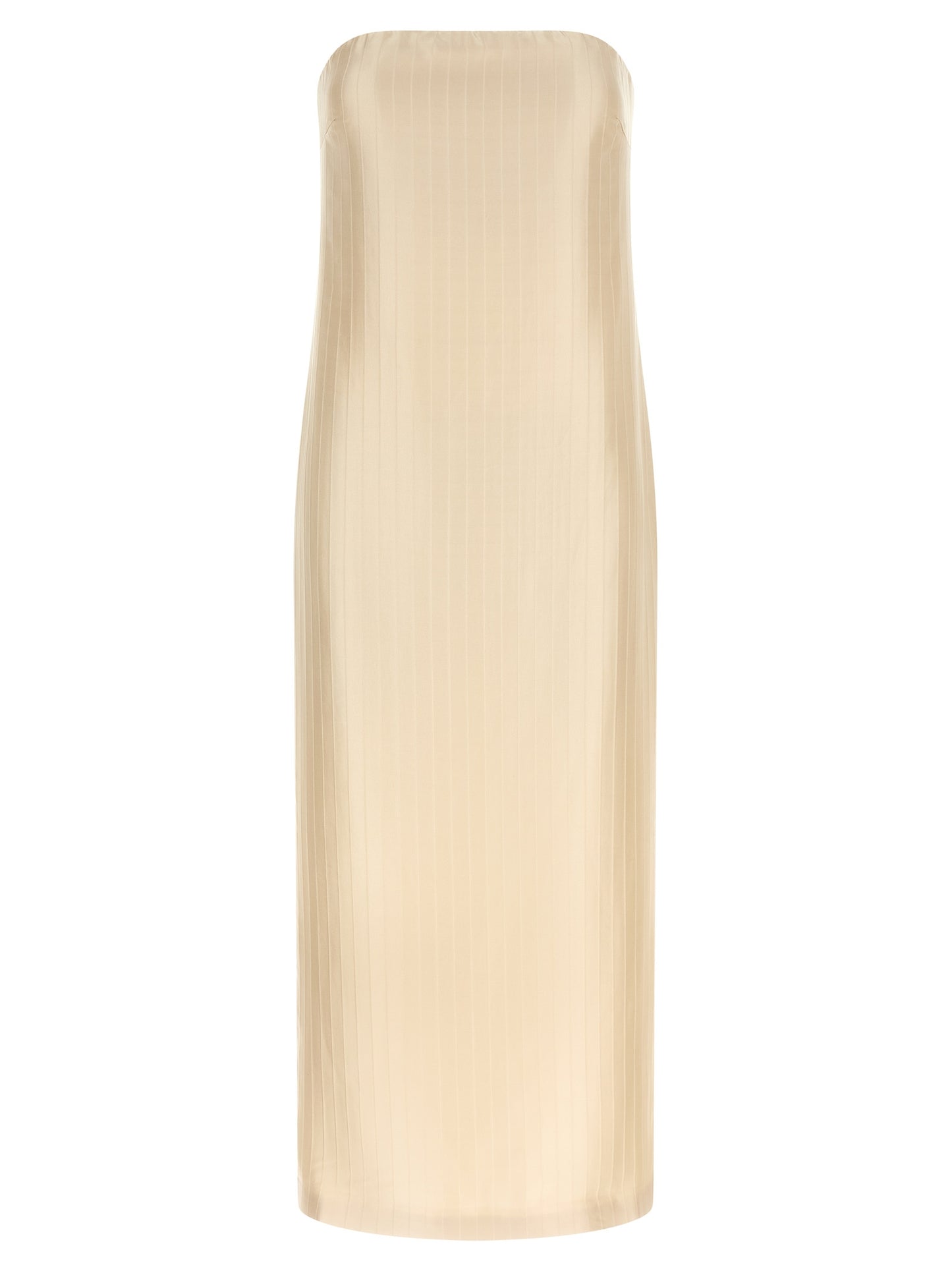 Loulou De Saison Lou Women's Silk & Viscose Midi Dress - Beige Striped