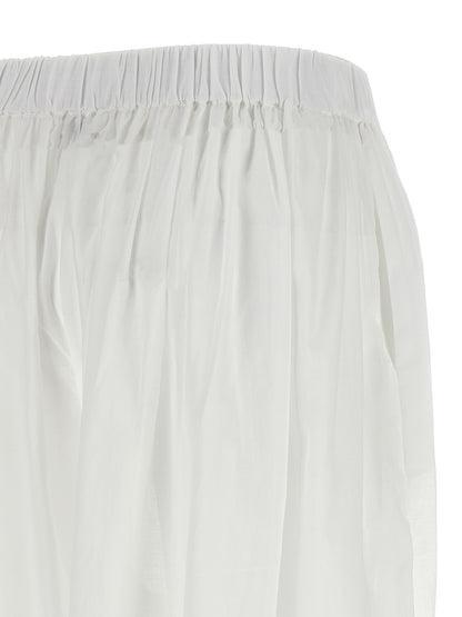 The Andamane White Cotton Casual Pants