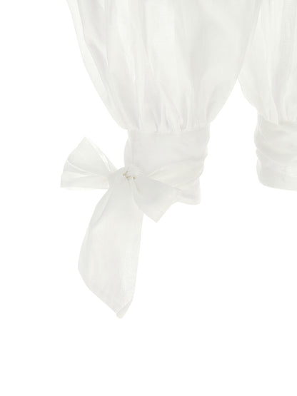 The Andamane White Cotton Casual Pants