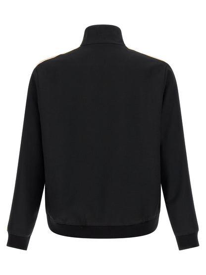 Sweatshirt by Valentino Garavani for men in polyester black & signature features a unrivaled silhouette with a refined turtle neckline and unrivaled detailing for a sophisticated look.