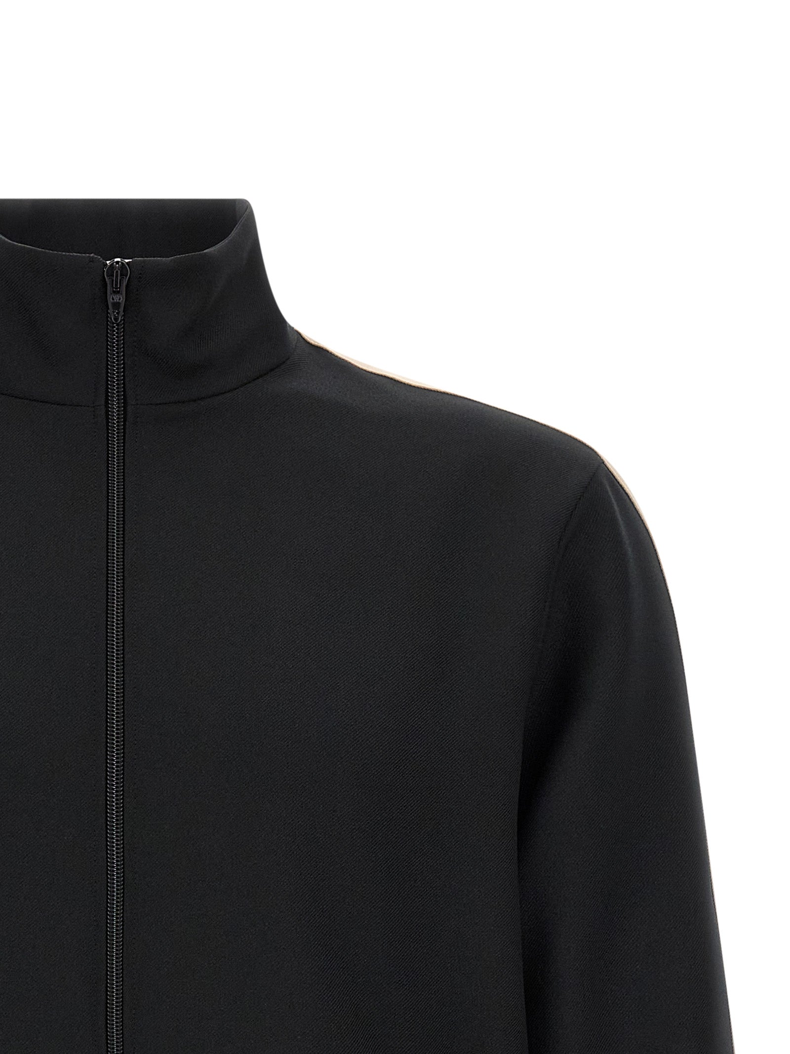 Sweatshirt by Valentino Garavani for men in polyester black & signature features an magnificent silhouette, showcasing a sophisticated turtle neckline and detail for a truly magnificent finish.