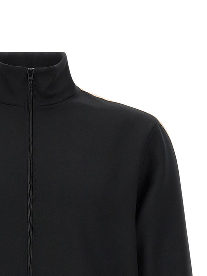 Sweatshirt by Valentino Garavani for men in polyester black & signature features an magnificent silhouette, showcasing a sophisticated turtle neckline and detail for a truly magnificent finish.