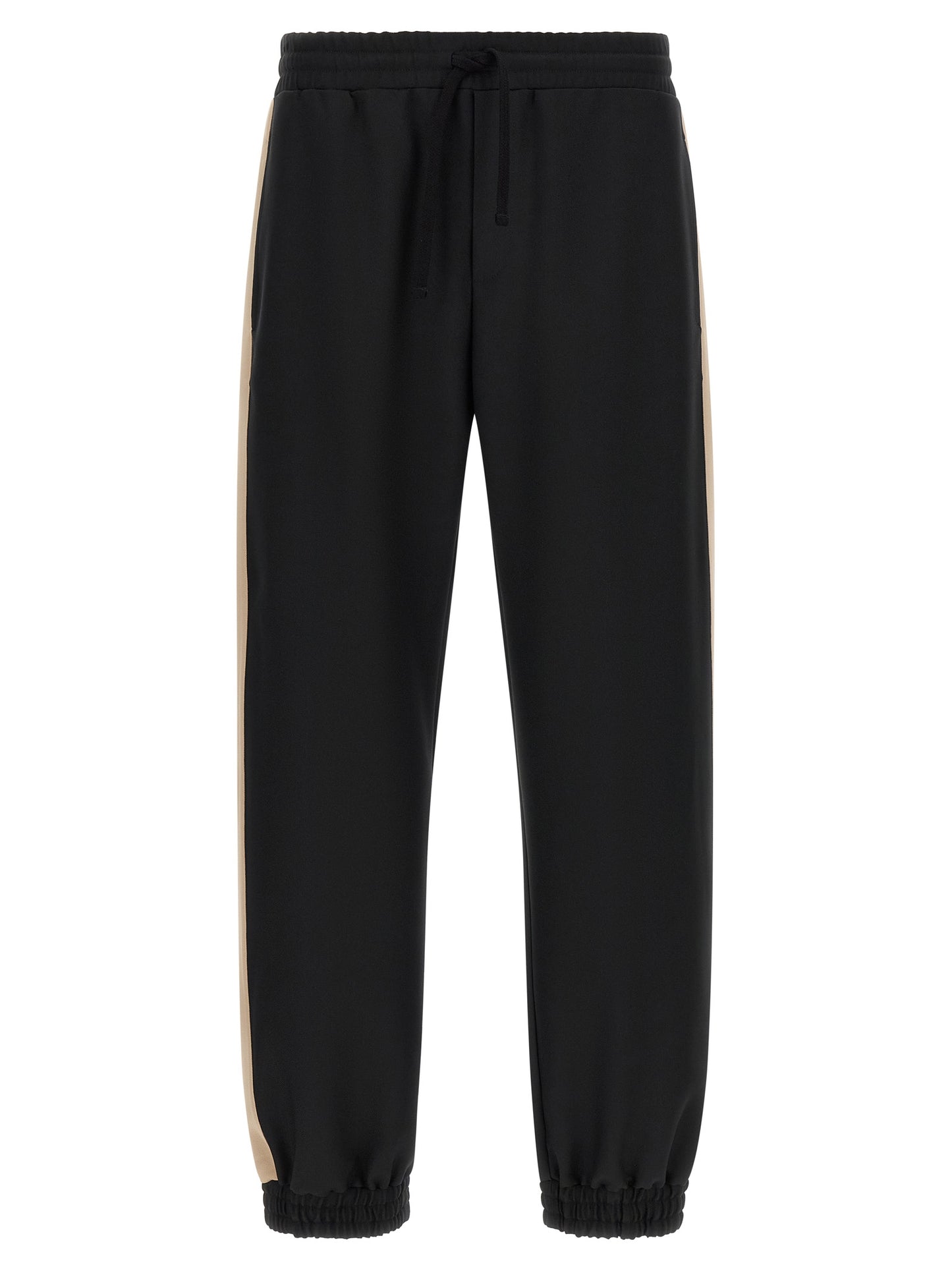 Joggers by Valentino Garavani for men in polyester black & gold features a refined silhouette with a refined athletic, defined by a and a refined long for a refined finish.