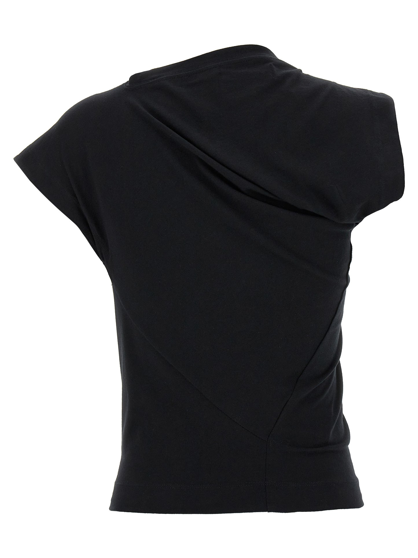 T-Shirt by Vivienne Westwood for women in cotton black showcases a chic silhouette, artfully detailed with a chic crew neckline and for a chic finish.