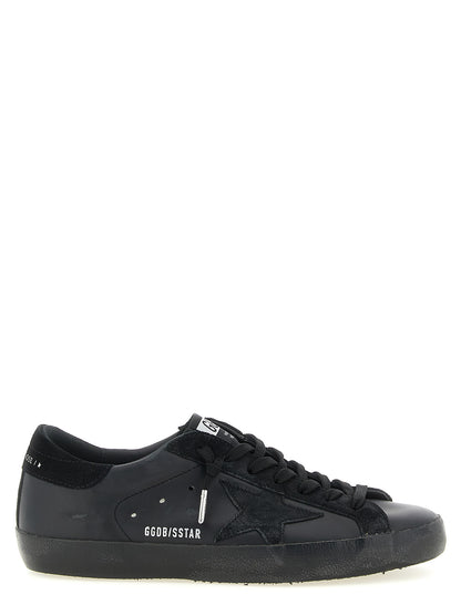 Golden Goose Black Cowhide Low Top Sneakers