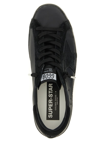 Golden Goose Black Cowhide Low Top Sneakers