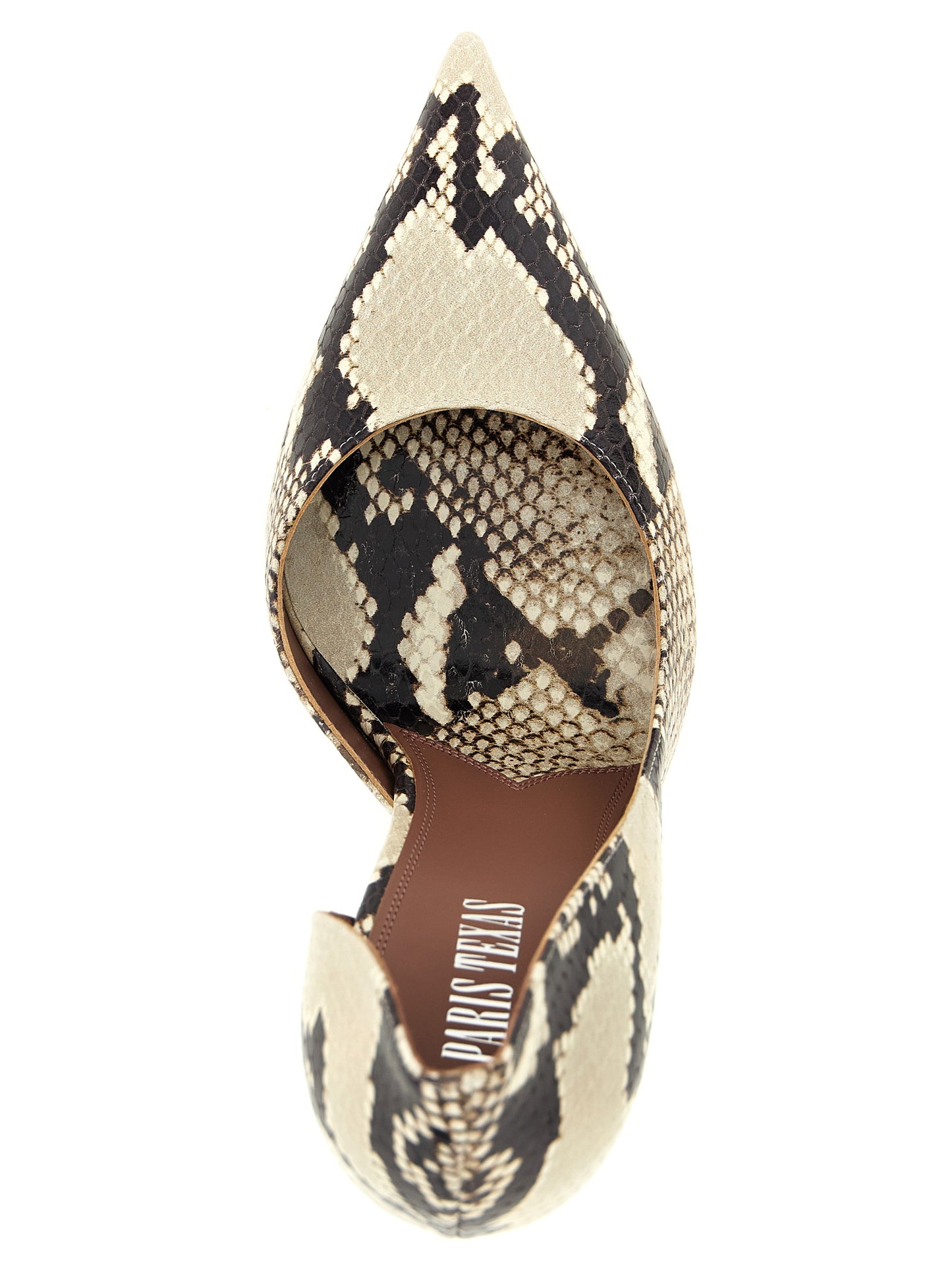 High-Heel Stiletto Pumps Heels by Paris Texas for women in bos taurus calfskin python leather beige features a effortlessly chic Vera Women's Bos Taurus Calfskin Python Leather High-Heel Stiletto Pumps Heels design with a sophisticated stiletto high-heel and elegant .